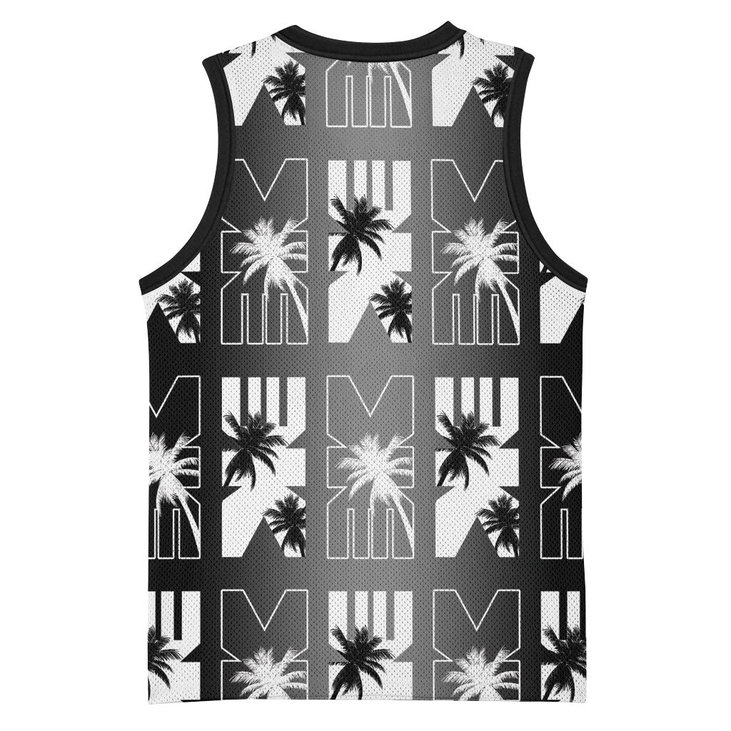 Bula Fiji Basketball Jersey Black Makare Masi Tapa Pattern