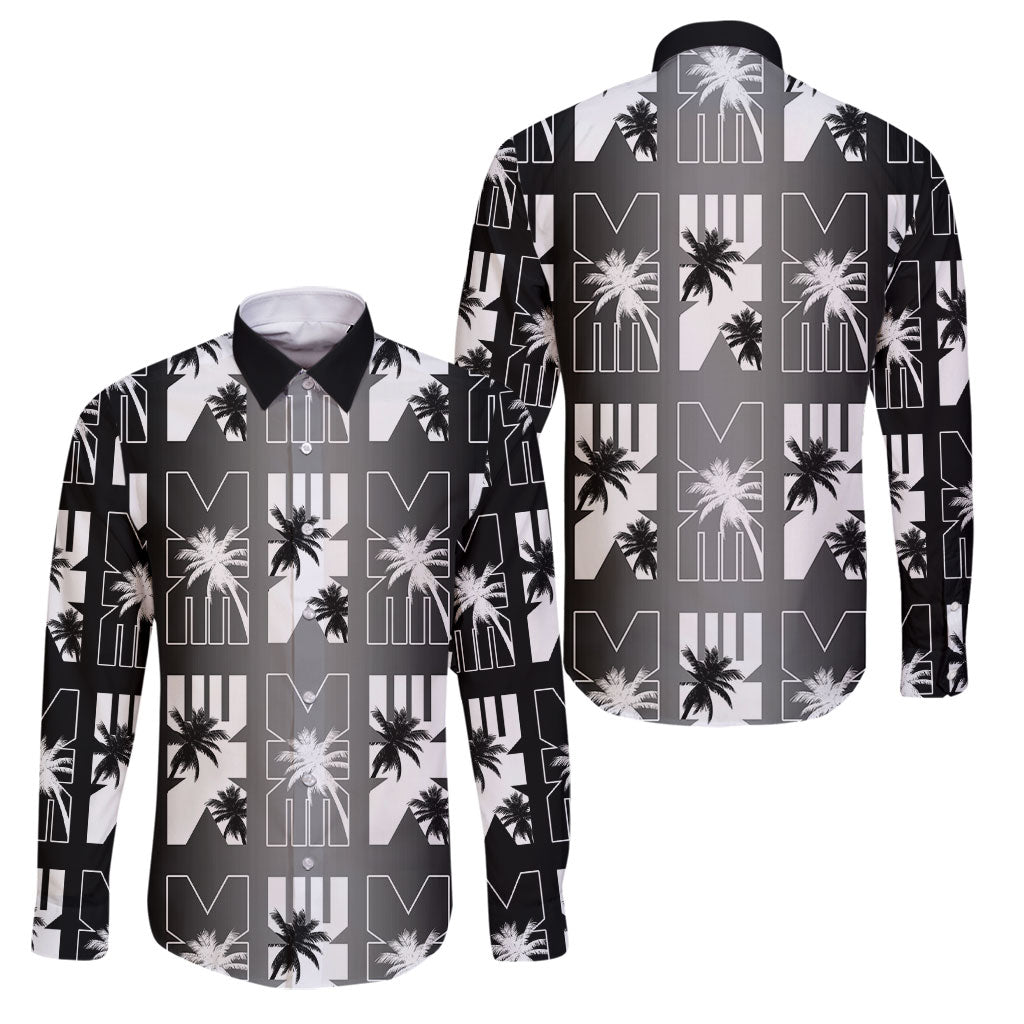 Bula Fiji Family Matching Off Shoulder Short Dress and Hawaiian Shirt Black Makare Masi Tapa Pattern