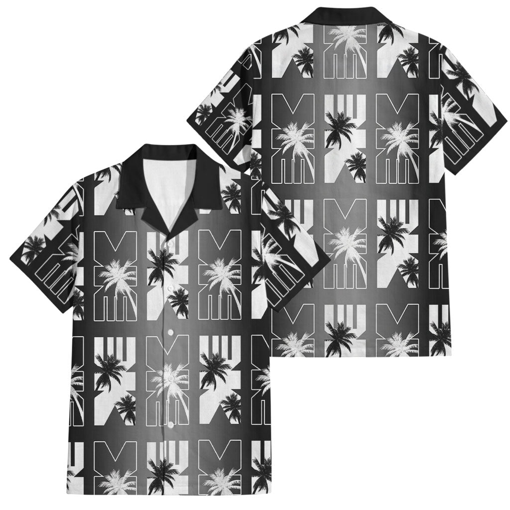 Bula Fiji Family Matching Tank Maxi Dress and Hawaiian Shirt Black Makare Masi Tapa Pattern