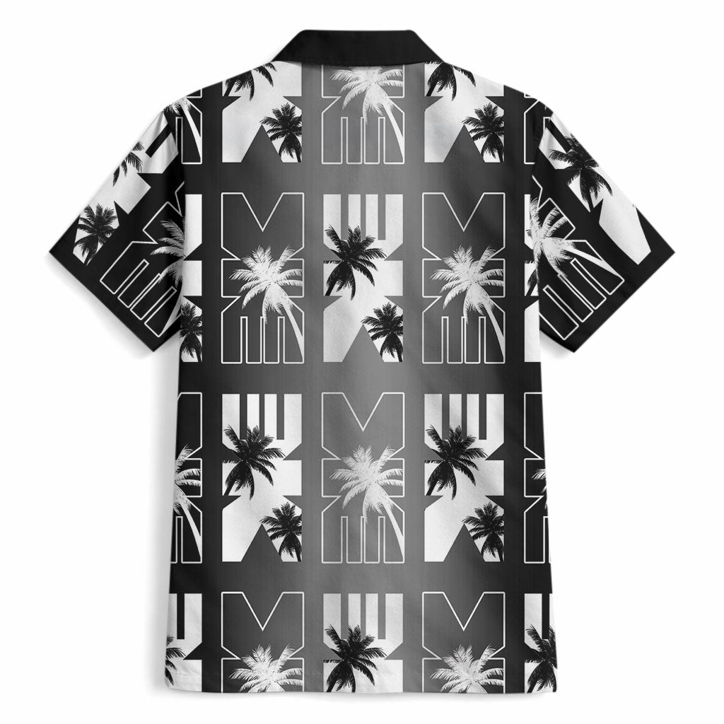 Bula Fiji Hawaiian Shirt Black Makare Masi Tapa Pattern