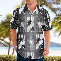 Bula Fiji Hawaiian Shirt Black Makare Masi Tapa Pattern