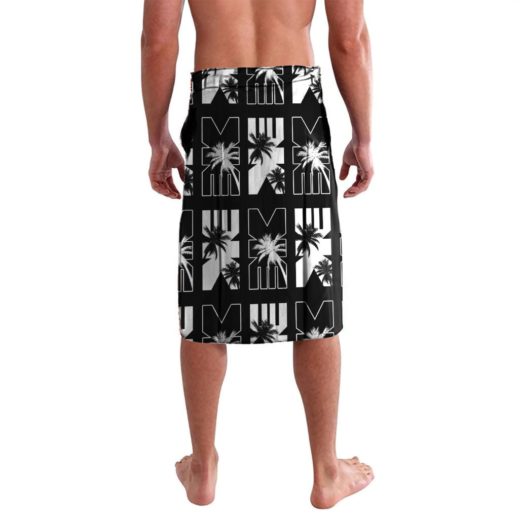 Bula Fiji Lavalava Black Makare Masi Tapa Pattern