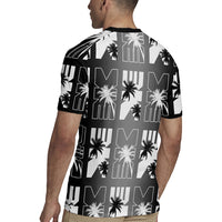 Bula Fiji Rugby Jersey Black Makare Masi Tapa Pattern