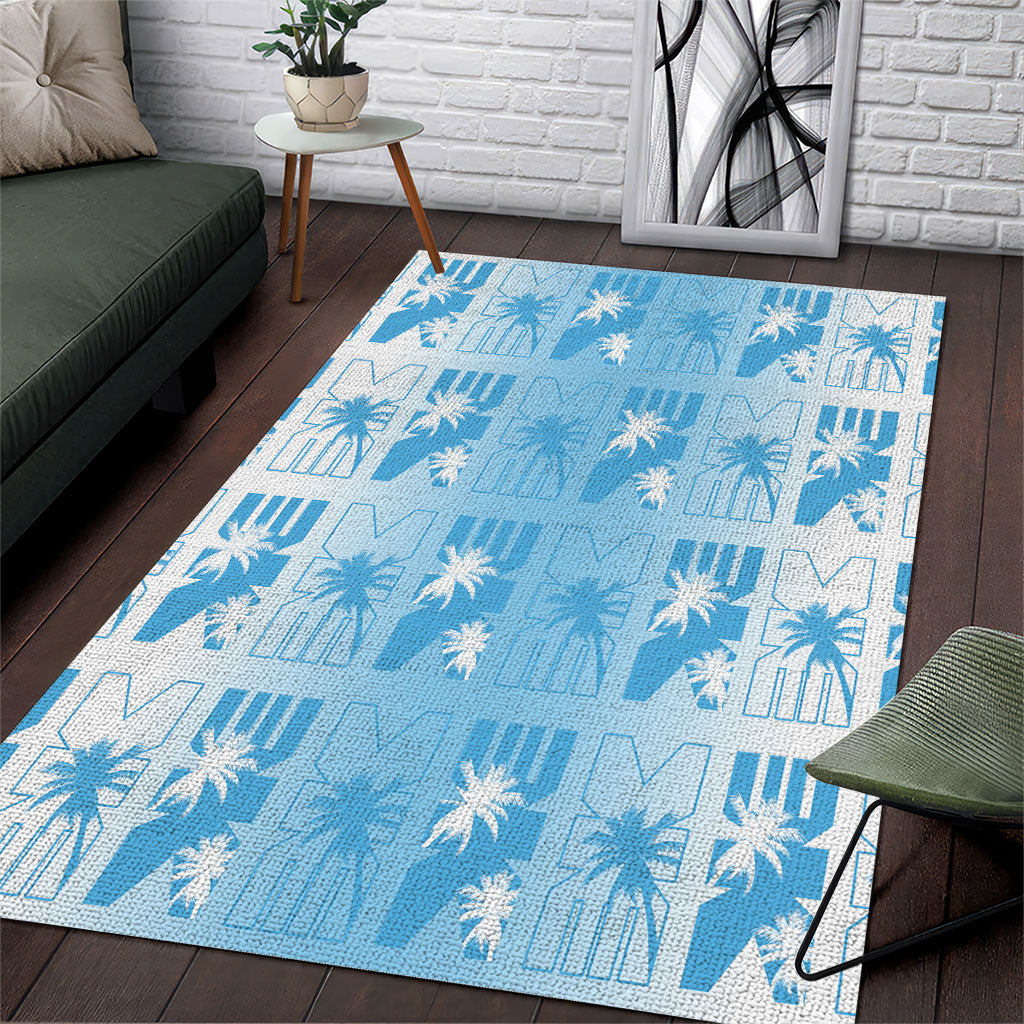 Bula Fiji Area Rug White Makare Masi Tapa Pattern