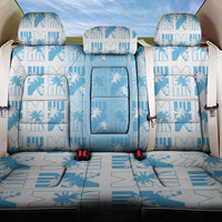Bula Fiji Back Car Seat Cover White Makare Masi Tapa Pattern