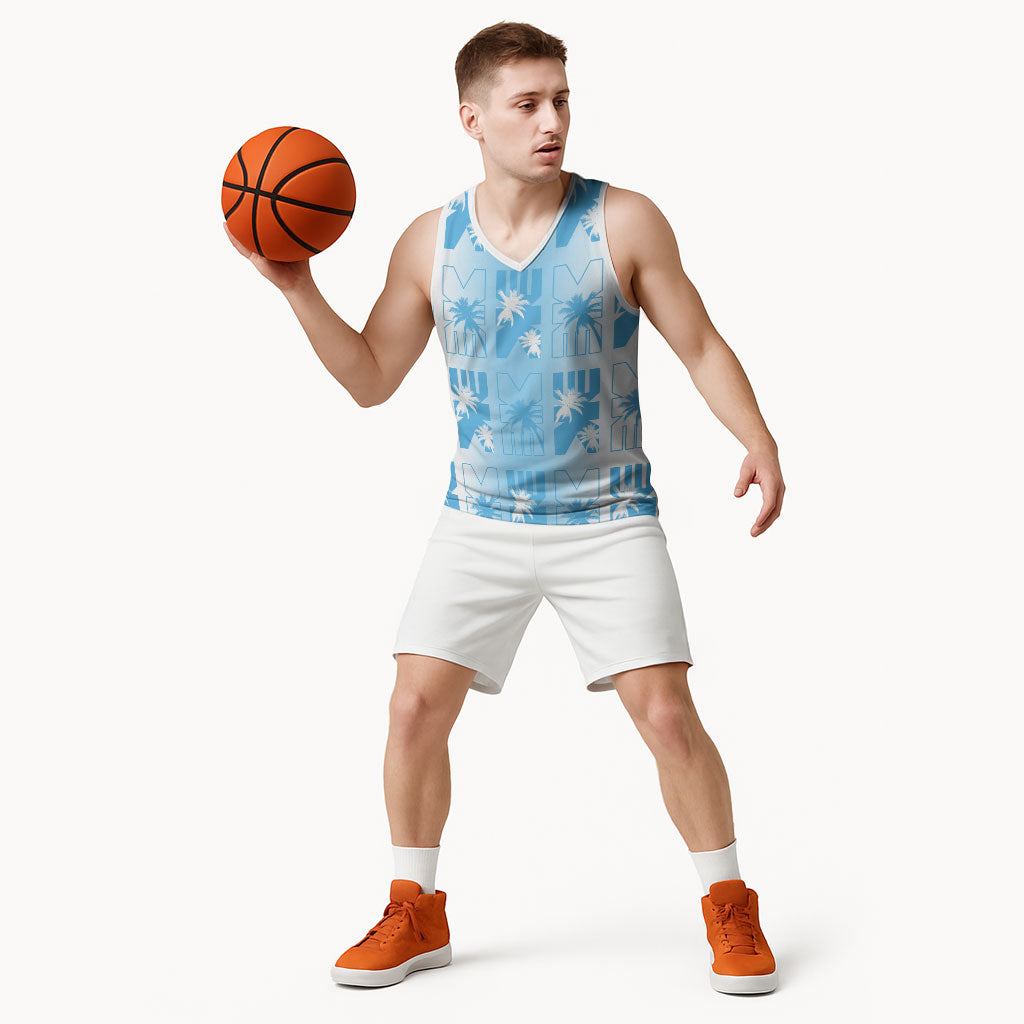 Bula Fiji Basketball Jersey White Makare Masi Tapa Pattern