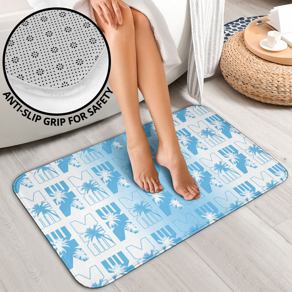 Bula Fiji Bathroom Set White Makare Masi Tapa Pattern