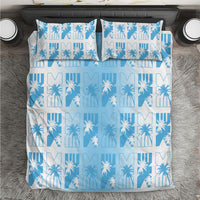 Bula Fiji Bedding Set White Makare Masi Tapa Pattern