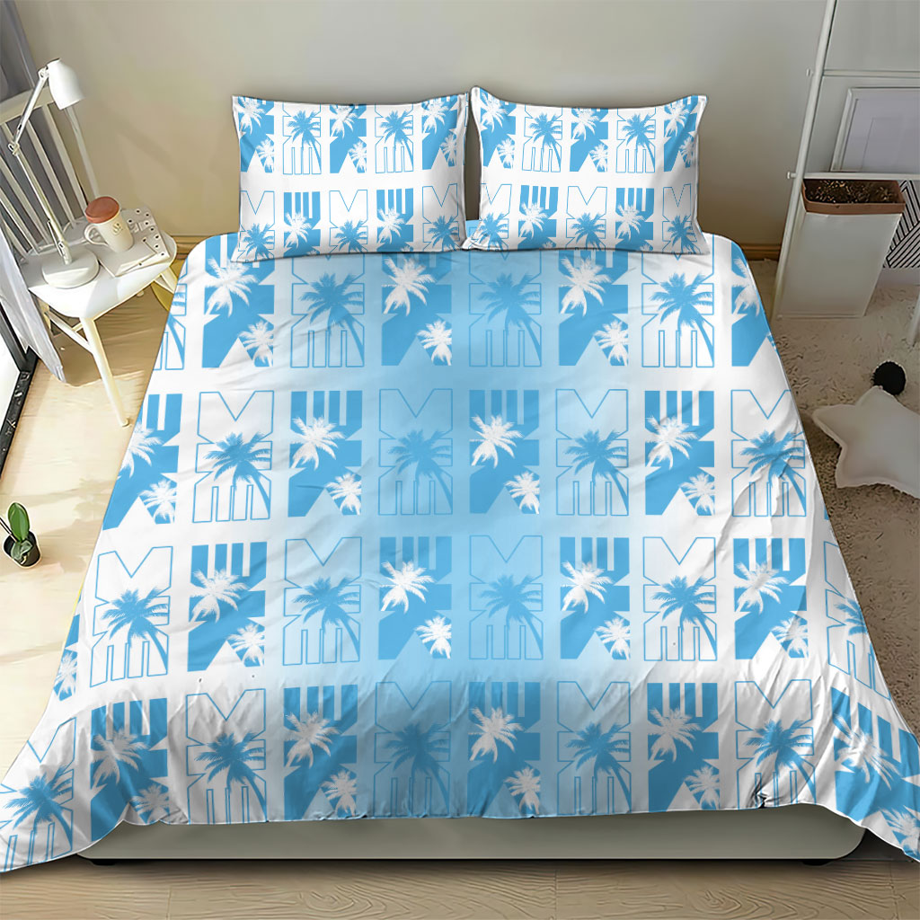 Bula Fiji Bedding Set White Makare Masi Tapa Pattern