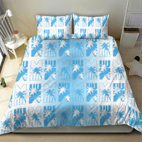 Bula Fiji Bedding Set White Makare Masi Tapa Pattern