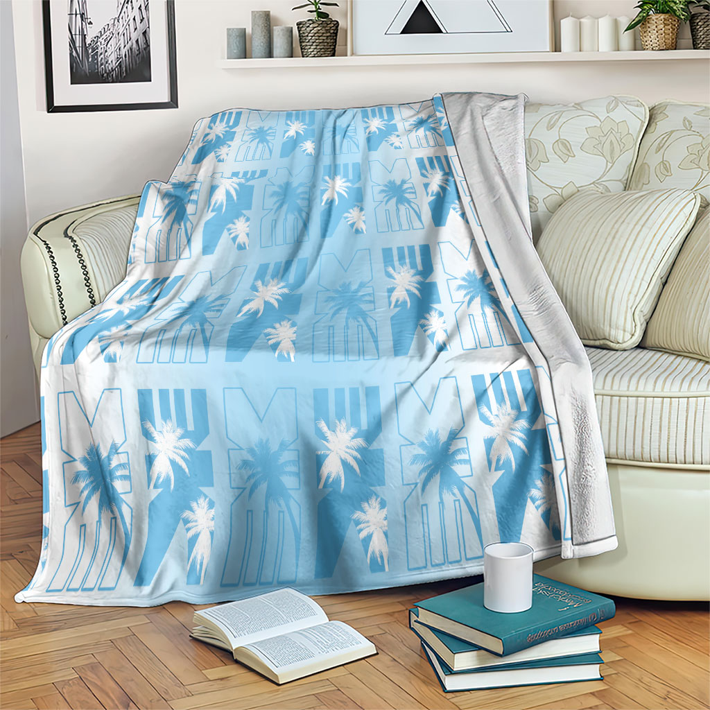 Bula Fiji Blanket White Makare Masi Tapa Pattern