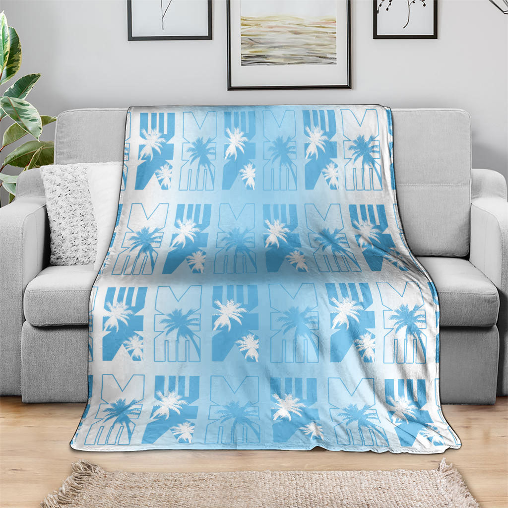 Bula Fiji Blanket White Makare Masi Tapa Pattern