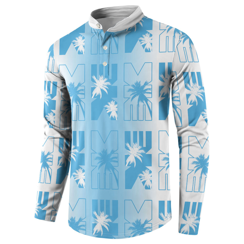 Bula Fiji Button Sweatshirt White Makare Masi Tapa Pattern