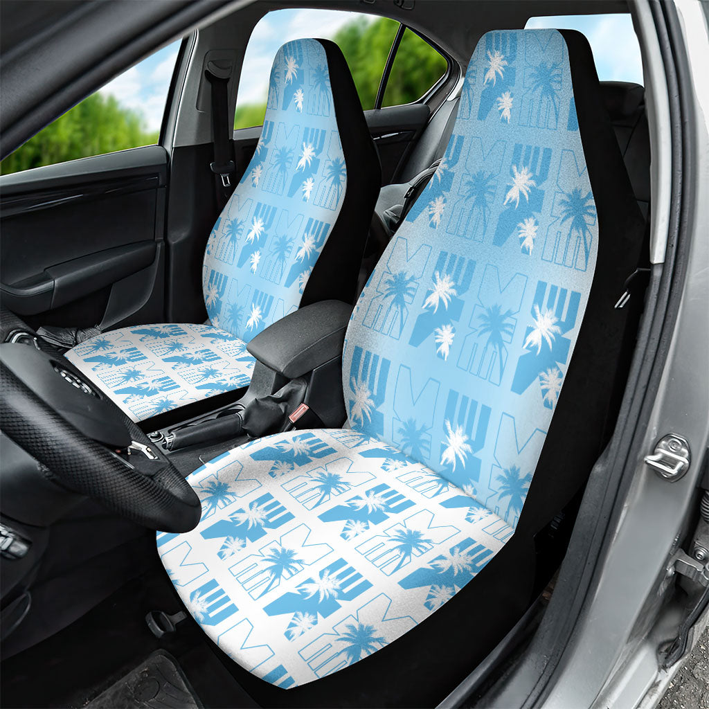Bula Fiji Car Seat Cover White Makare Masi Tapa Pattern