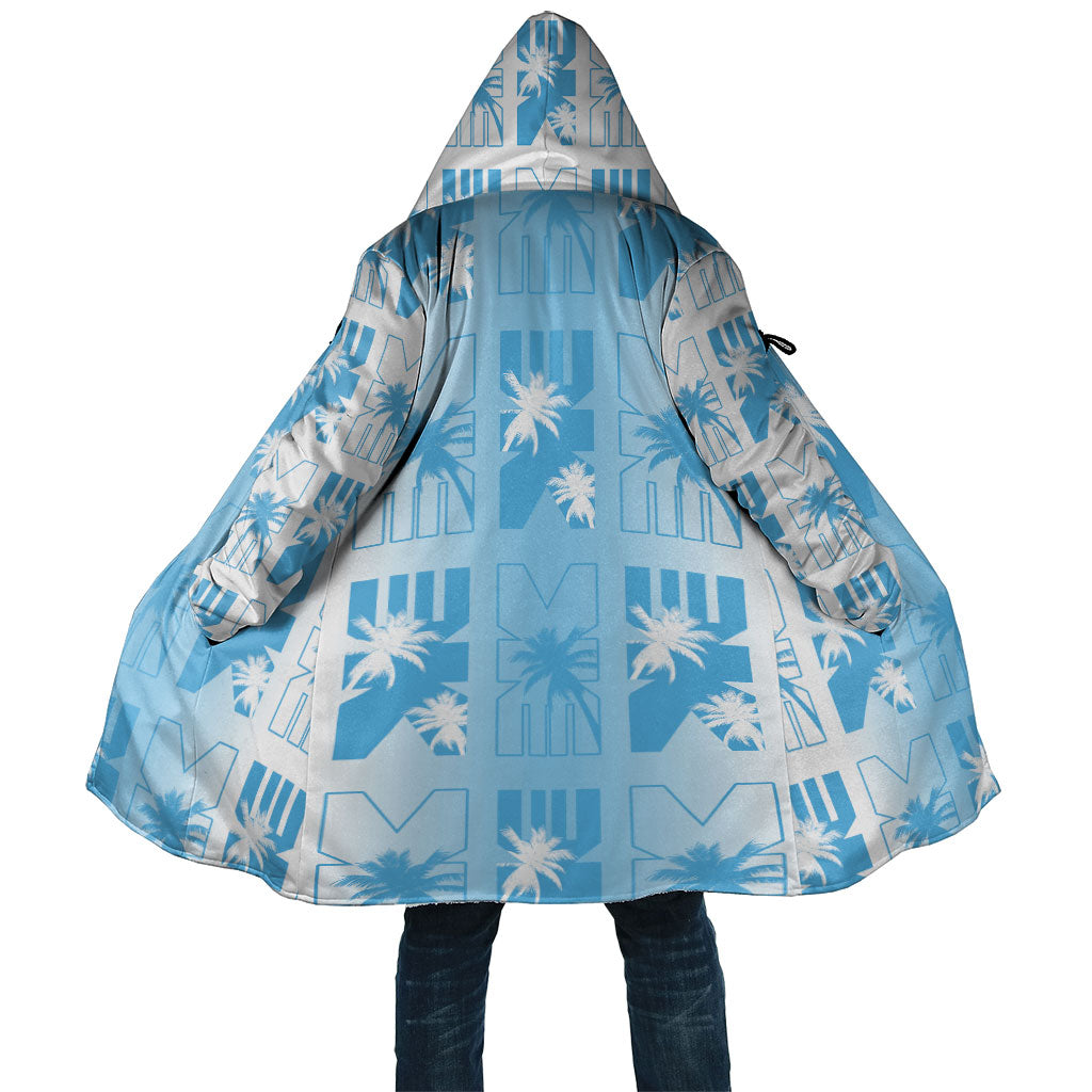 Bula Fiji Cloak White Makare Masi Tapa Pattern