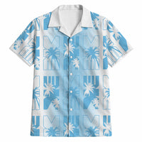 Bula Fiji Hawaiian Shirt White Makare Masi Tapa Pattern