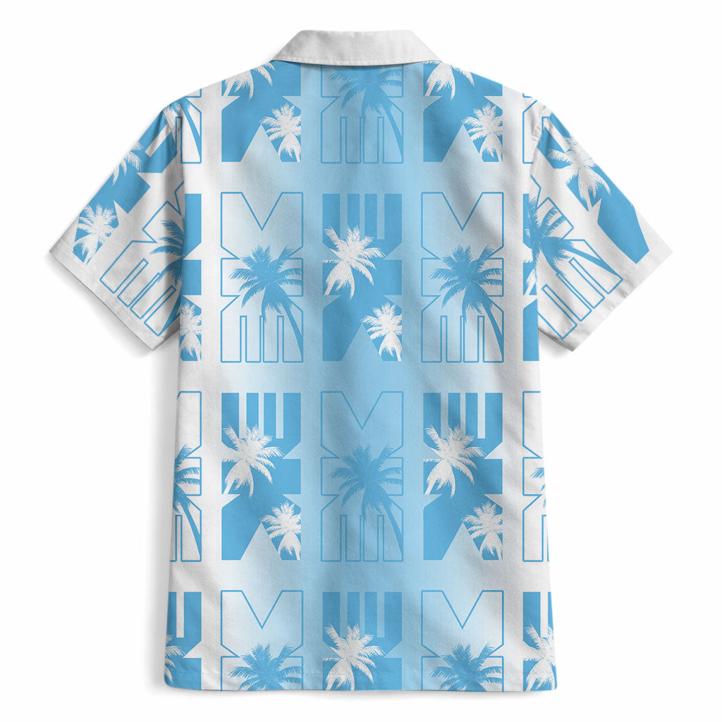 Bula Fiji Hawaiian Shirt White Makare Masi Tapa Pattern