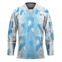 Bula Fiji Hockey Jersey White Makare Masi Tapa Pattern