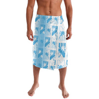 Bula Fiji Lavalava White Makare Masi Tapa Pattern