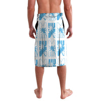 Bula Fiji Lavalava White Makare Masi Tapa Pattern