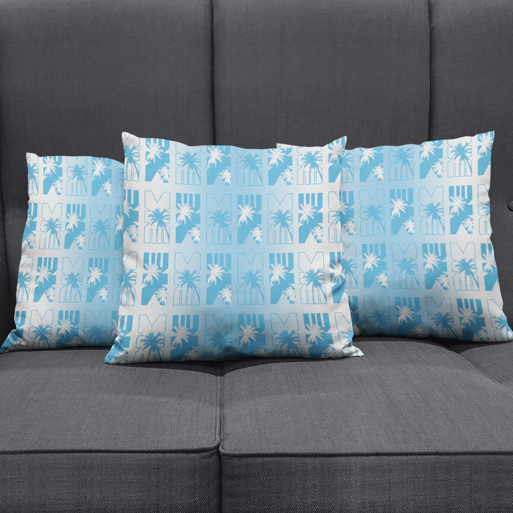 Bula Fiji Pillow Cover White Makare Masi Tapa Pattern