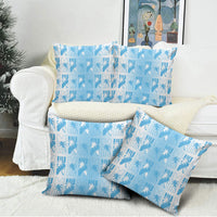 Bula Fiji Pillow Cover White Makare Masi Tapa Pattern