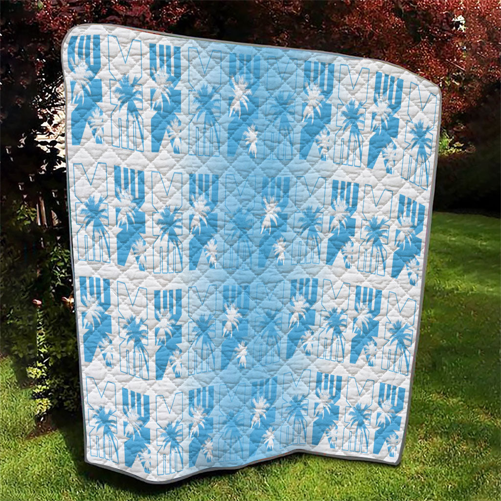 Bula Fiji Quilt White Makare Masi Tapa Pattern