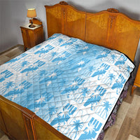Bula Fiji Quilt White Makare Masi Tapa Pattern