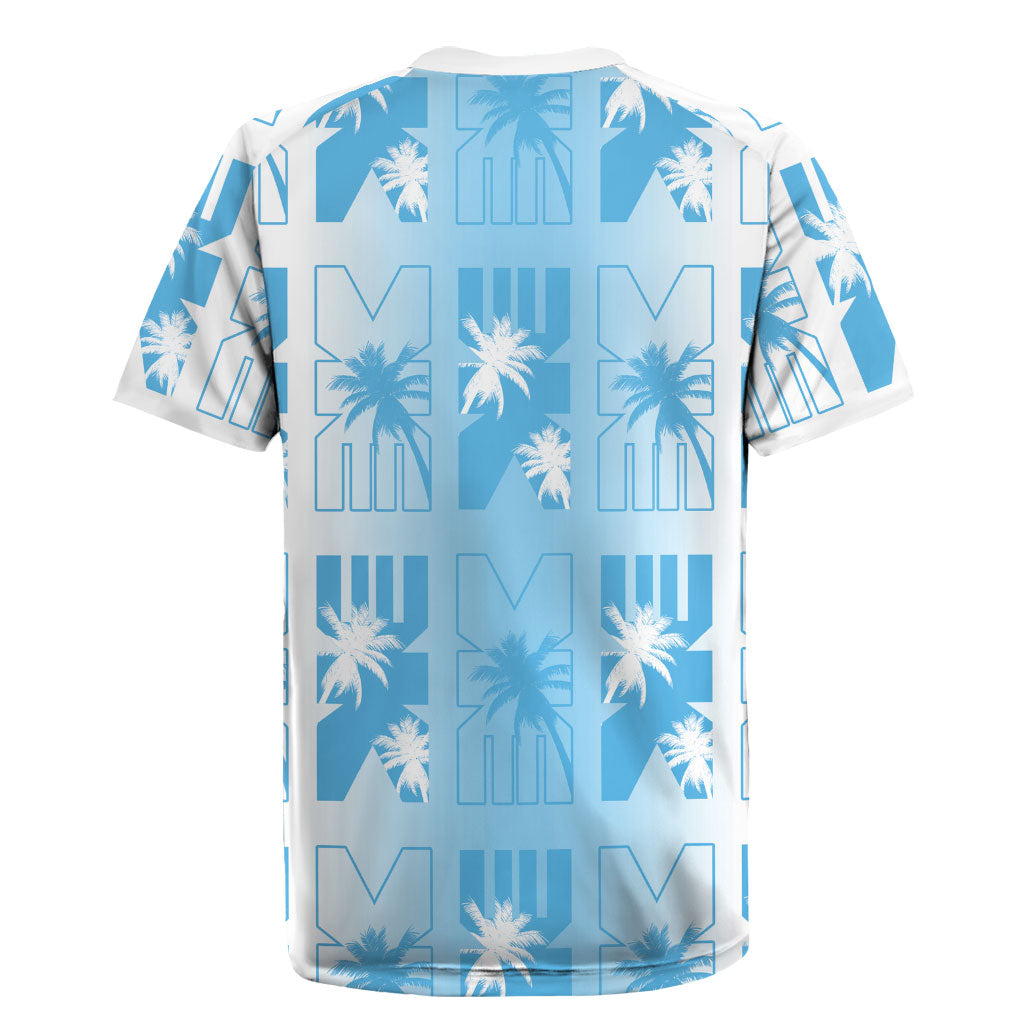Bula Fiji Rugby Jersey White Makare Masi Tapa Pattern