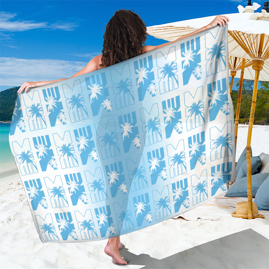 Bula Fiji Sarong White Makare Masi Tapa Pattern