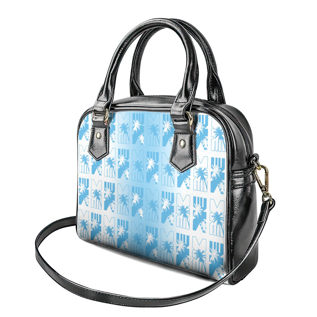 Bula Fiji Shoulder Handbag White Makare Masi Tapa Pattern