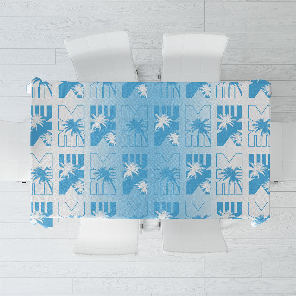 Bula Fiji Tablecloth White Makare Masi Tapa Pattern