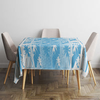 Bula Fiji Tablecloth White Makare Masi Tapa Pattern