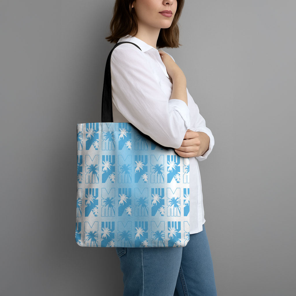Bula Fiji Tote Bag White Makare Masi Tapa Pattern
