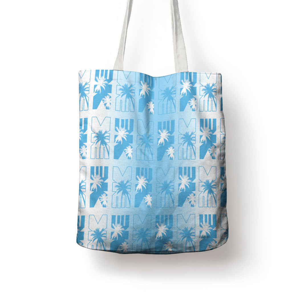 Bula Fiji Tote Bag White Makare Masi Tapa Pattern