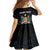 Personalised Happy Fiji Day 1970 Family Matching Summer Maxi Dress and Hawaiian Shirt Flag Grunge Style