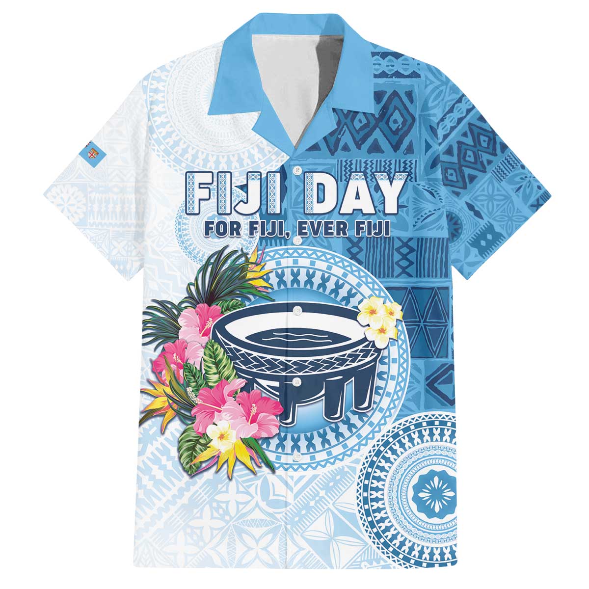 Fiji Day Family Matching Puletasi and Hawaiian Shirt Proud To Be Fijian