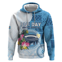 Fiji Day Hoodie Proud To Be Fijian LT05 Pullover Hoodie Blue - Polynesian Pride
