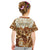 Personalized Fiji Spring Break Kid T Shirt Fijian Tapa Pattern Brown LT05 - Polynesian Pride