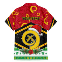 Personalized Vanuatu Christmas Family Matching Mermaid Dress and Hawaiian Shirt Santa God Yumi LT05 - Polynesian Pride