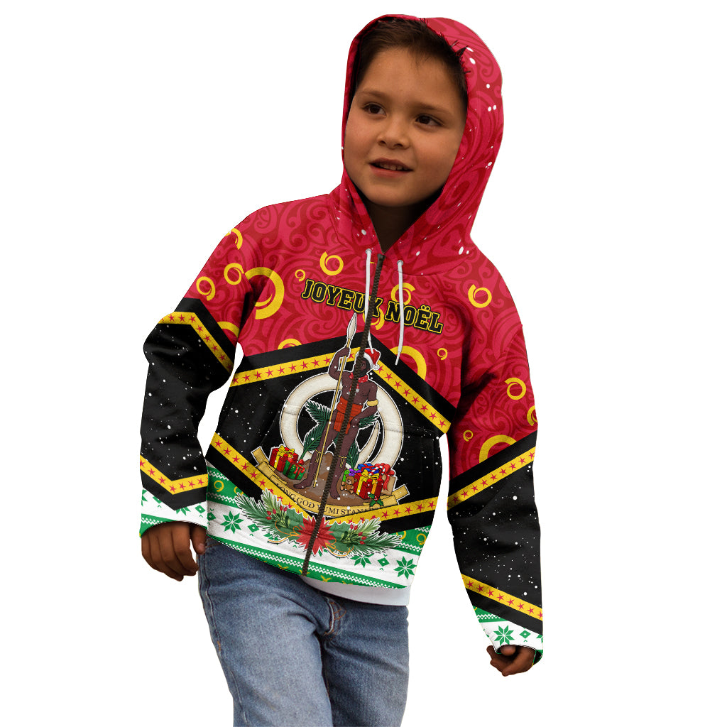 Personalized Vanuatu Christmas Kid Hoodie Santa God Yumi LT05 - Polynesian Pride