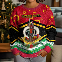 Personalised Vanuatu Christmas Kid Ugly Christmas Sweater Santa God Yumi LT05 - Polynesian Pride