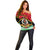 Personalized Vanuatu Christmas Off Shoulder Sweater Santa God Yumi LT05 - Polynesian Pride