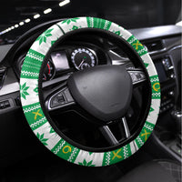 Vanuatu Christmas Steering Wheel Cover Santa God Yumi