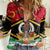 Personalized Vanuatu Christmas Women Casual Shirt Santa God Yumi LT05 Female Red - Polynesian Pride