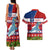 Personalized Samoa Christmas Couples Matching Tank Maxi Dress and Hawaiian Shirt Santas Whale Manuia Le Kerisimasi LT05 - Polynesian Pride