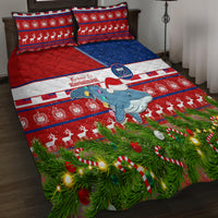 Samoa Christmas Quilt Bed Set Santas Whale Manuia Le Kerisimasi LT05 - Polynesian Pride