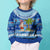Personalised Fiji Christmas Kid Ugly Christmas Sweater Santa Claus Surf Marau Na Kerisimasi LT05 - Polynesian Pride