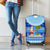 Fiji Christmas Luggage Cover Santa Claus Surf Marau Na Kerisimasi LT05 - Polynesian Pride