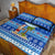 Fiji Christmas Quilt Bed Set Santa Claus Surf Marau Na Kerisimasi LT05 - Polynesian Pride